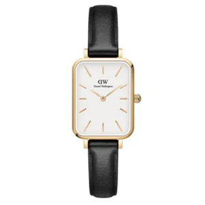 Orologio Donna Quadro Pressed Sheffield Gold Bianco Daniel Wellington