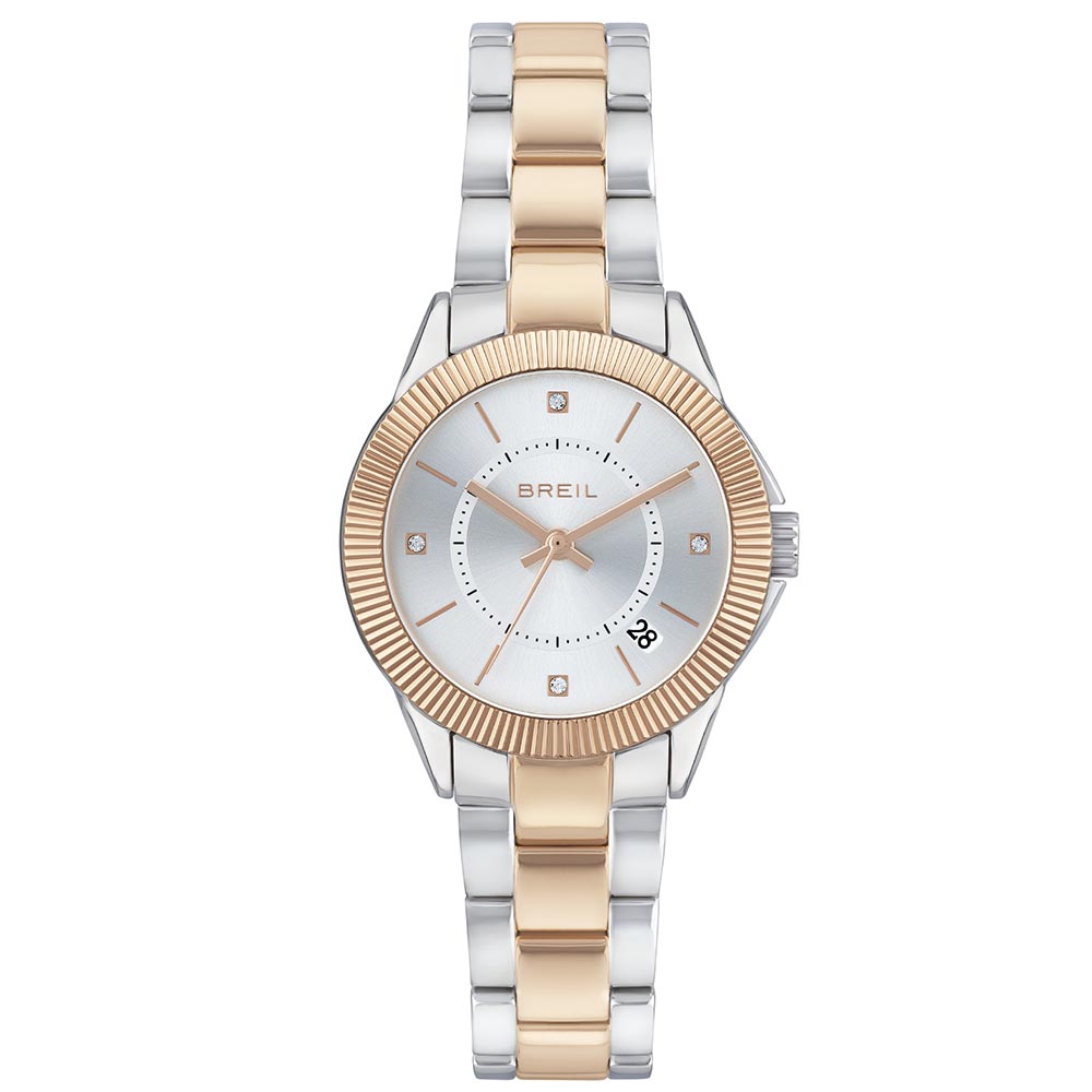 Orologio Donna Shimmery Bicolore Silver Rose Breil