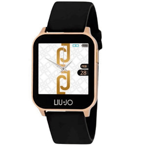 Orologio Donna Smartwatch Rose Cinturino Nero Liu Jo Energy - SWLJ019