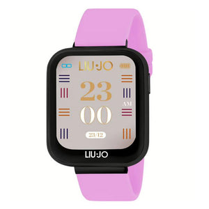 Orologio Donna Smartwatch Voice Nero Cinturino Rosa Liu Jo