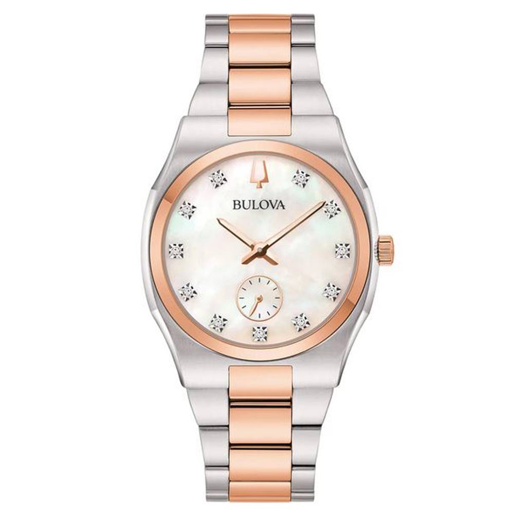 Orologio Donna Surveyor Lady Madreperla Bicolore Bulova
