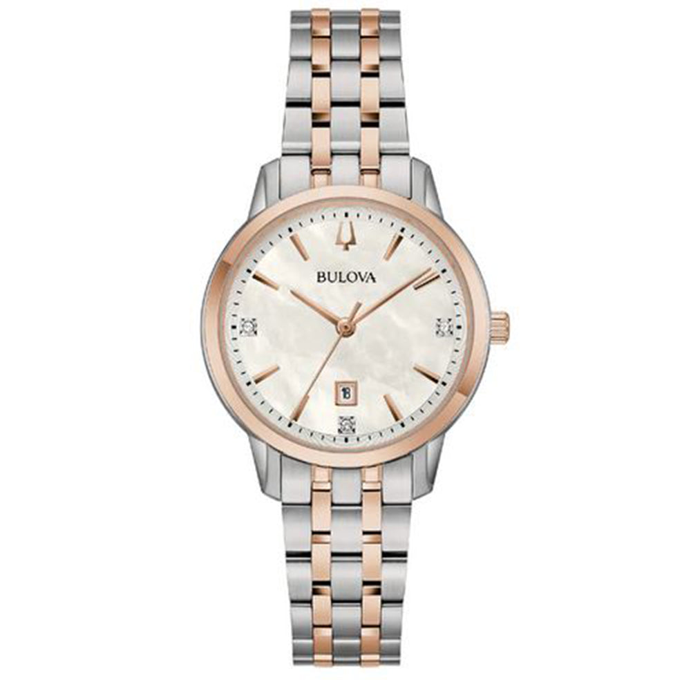 Orologio Donna Sutton Lady Diamonds Bicolore Bulova
