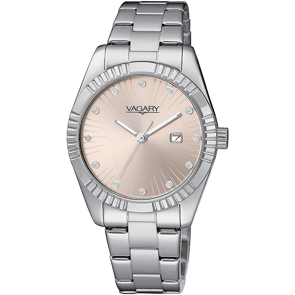 Orologio Donna Timeless Lady Avorio con Cristalli Vagary