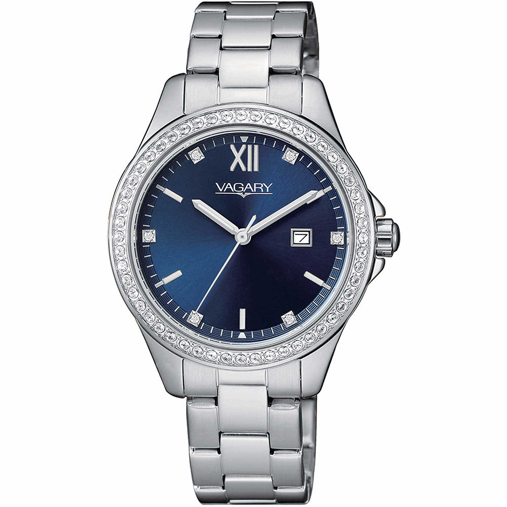 Orologio Donna Timeless Lady 107th Blu con Cristalli Vagary