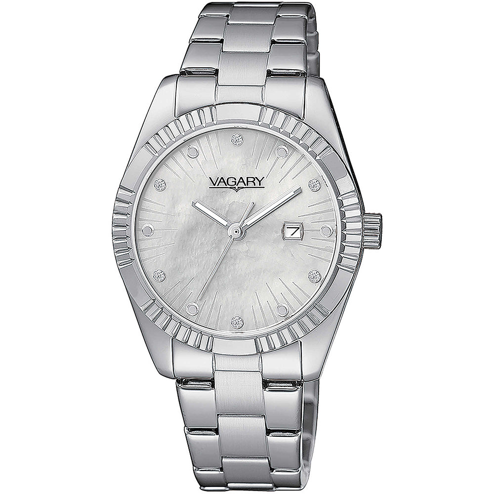 Orologio Donna Timeless Lady Madreperla con Cristalli Vagary