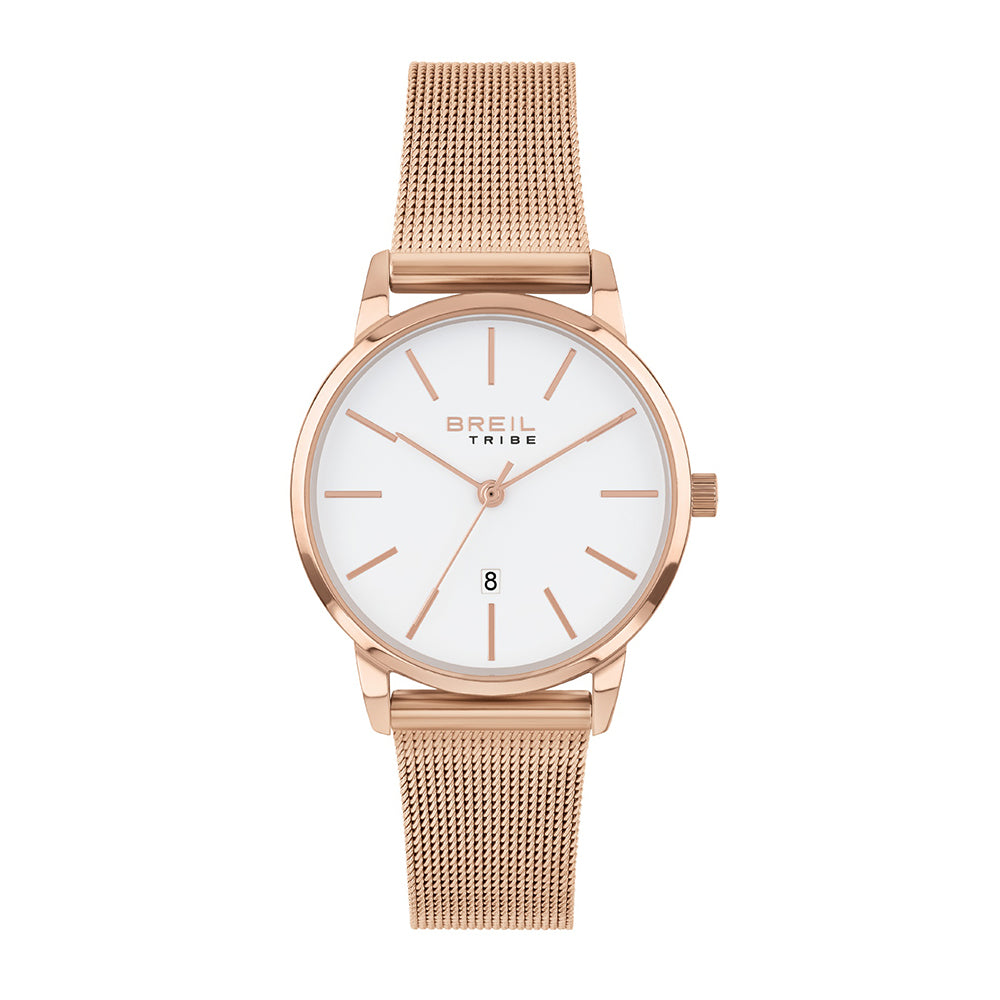 Orologio Donna Tribe Avery Rose Bianco Breil