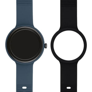 Orologio Smartwatch Unisex Hip Hop Smart HERO.NEXT HWU1197 Doppio Cinturino Blu e Nero