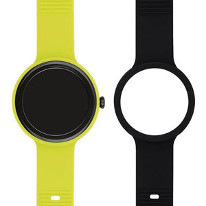 Orologio Smartwatch Unisex Hip Hop Smart HERO.NEXT HWU1195 Doppio Cinturino Lime e Nero