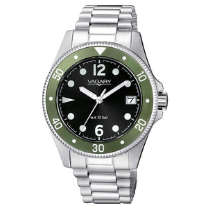 Orologio Unisex Aqua39 111th Nero Verde Vagary