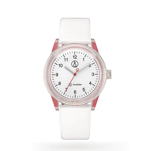 Orologio Unisex Bianco Mini Matching Outfit Smile Solar