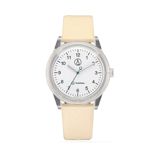 Orologio Unisex Bianco Mini Matching Outfit Smile Solar