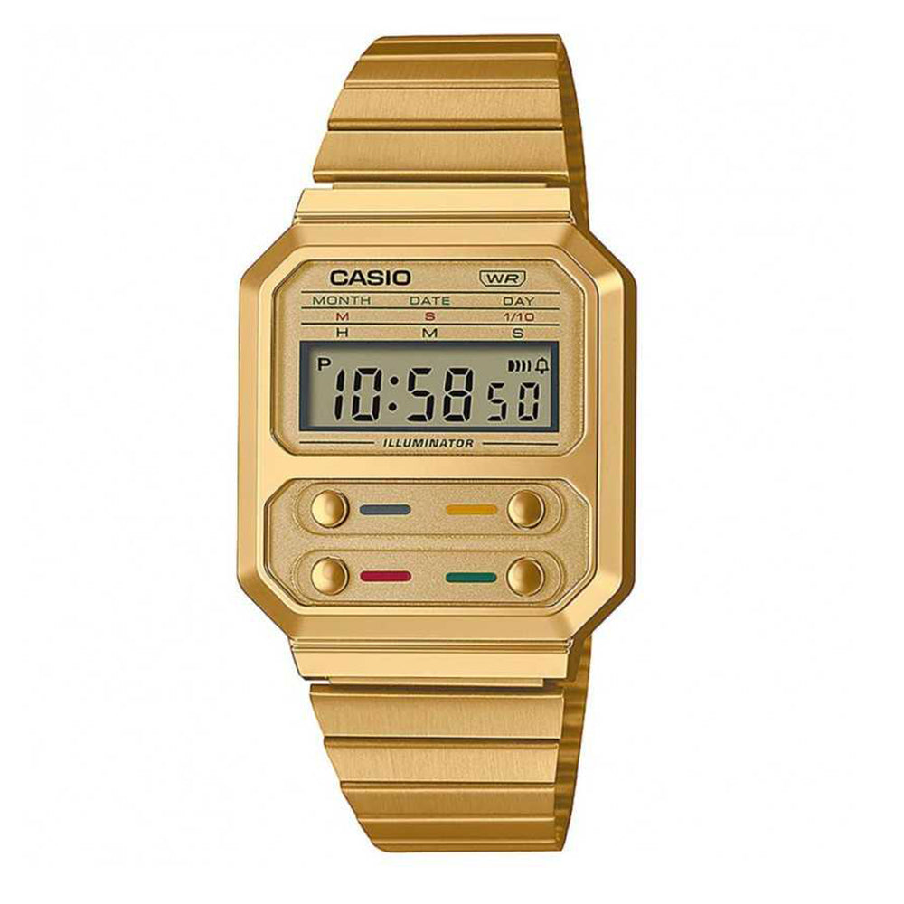 Orologio Unisex Casio Vintage Icon Gold Gioielleria Amadori