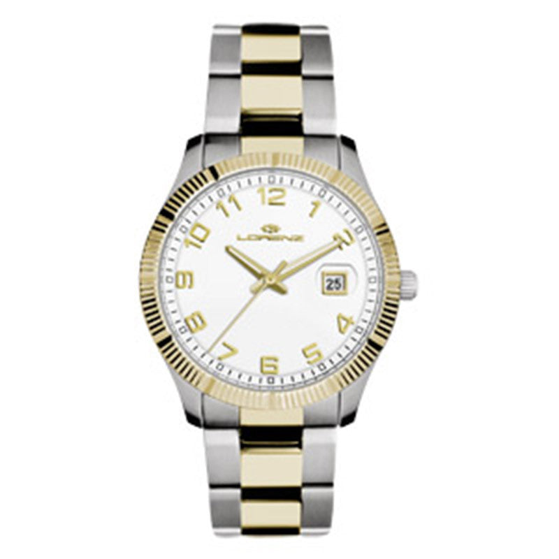 Orologio Unisex Classico Ginevra Acciaio Bicolore 27065AA - Lorenz 