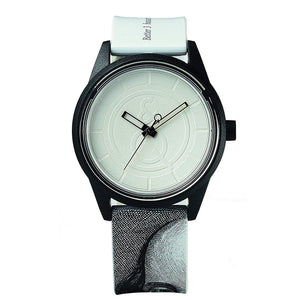 Orologio Unisex Q&Q William Shakespeare Bianco Smile Solar