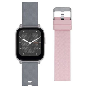 Orologio Unisex Smartwatch SBT-1 Silver Doppio Cinturino Grigio e Rosa Breil Tribe