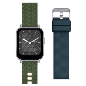 Orologio Unisex Smartwatch SBT-1 Silver Doppio Cinturino Verde e Blu Breil Tribe