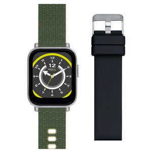 Orologio Unisex Smartwatch SBT-1 Silver Doppio Cinturino Verde e Nero Breil Tribe