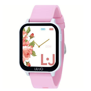 Orologio Donna Smartwatch Voice Energy Silver Cinturino Rosa Liu Jo