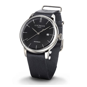 Orologio Uomo 1960 Ref. 255 0255A01A-00BKNKNK - Locman   