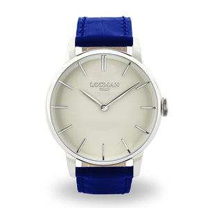 Orologio Uomo 1960 in Acciaio Blu Locman