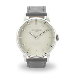 Orologio Uomo 1960 in Acciaio Grigio Locman