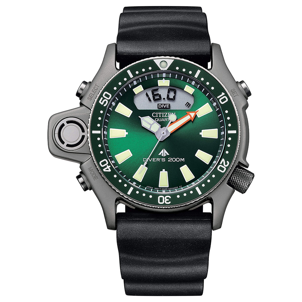 Orologio Uomo Acciaio Aqualand I Limited Edition Verde Promaster Citizen