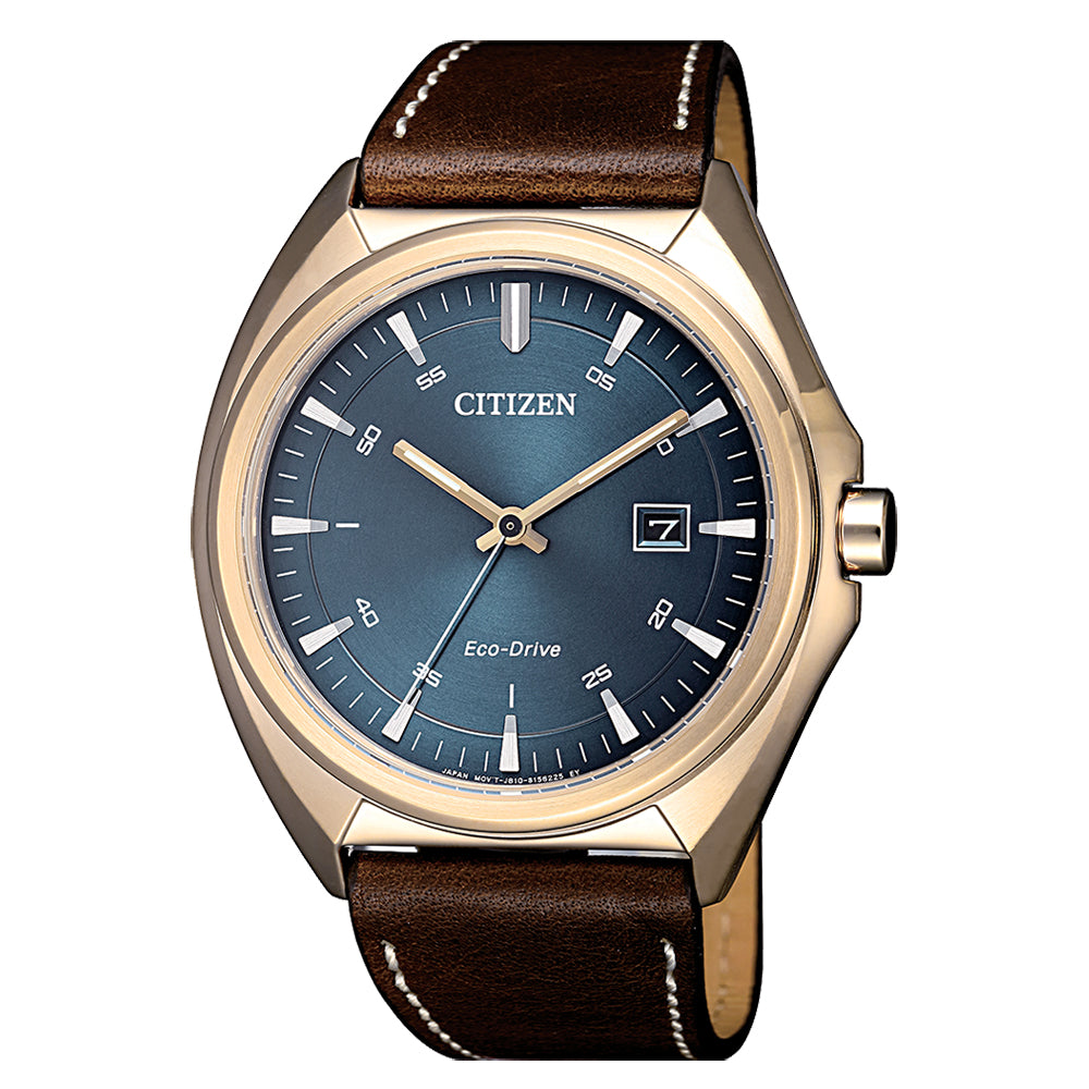 Orologio Uomo Acciaio Eco Drive Metropolitan Of Collection Gold Citizen 