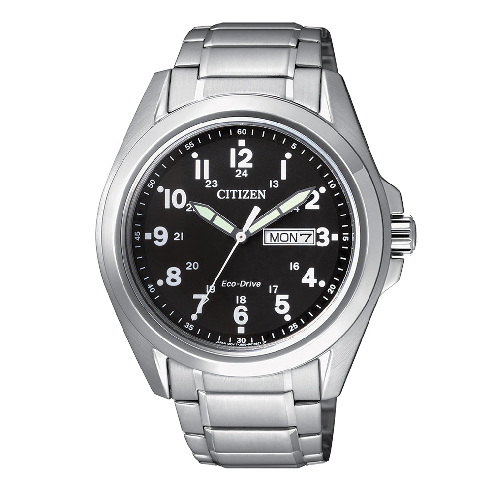 Orologio Uomo Acciaio Eco Drive Of Collection Nero Citizen