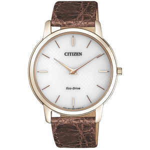 Orologio Uomo Acciaio Eco Drive Stiletto Of Collection Gold Citizen 