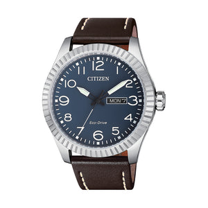 Orologio Uomo Acciaio Eco Drive Urban Of Collection Blu Citizen 