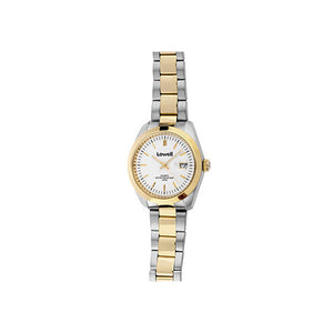 Orologio Uomo Acciaio Gold Bianco Lowell 