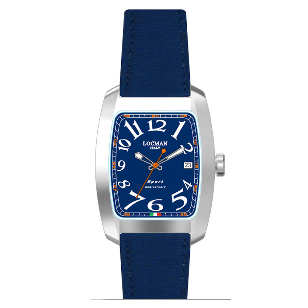 Orologio Uomo Alluminio Sport Anniversary Blu Locman Gioielleria