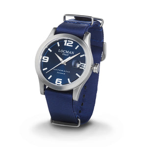 Orologio Uomo Automatico Blu Island Locman   