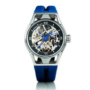 Orologio Uomo Automatico Skeleton Montecristo Blu Locman