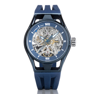 Orologio Uomo Automatico Skeleton Montecristo Blu Locman