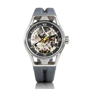 Orologio Uomo Automatico Skeleton Montecristo Grigio Locman