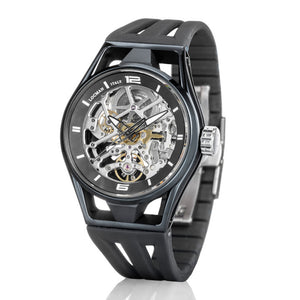 Orologio Uomo Automatico Skeleton Montecristo Nero Locman