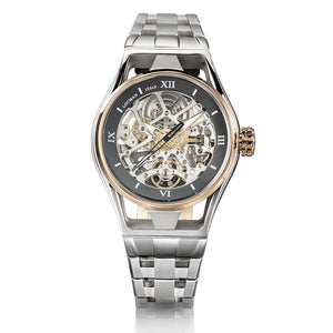 Orologio Uomo Automatico Skeleton Montecristo Rose Locman