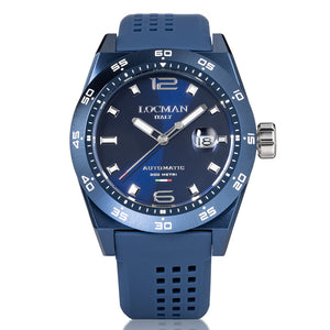 Orologio Uomo Automatico Stealth 300mt Blu Locman - 0220B02ABLBLNKS2B