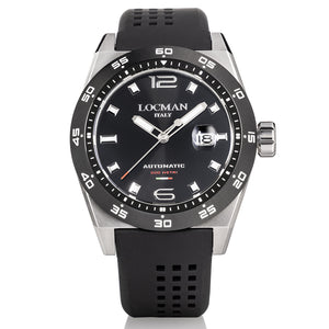 Orologio Uomo Automatico Stealth 300mt Nero Locman - 0220A01A0KBKNKS2K