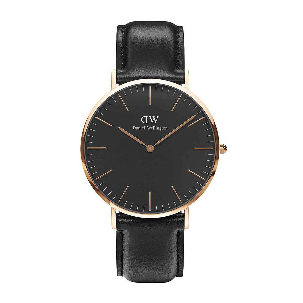 Orologio Uomo Classic Sheffield Nero Rose Daniel Wellington