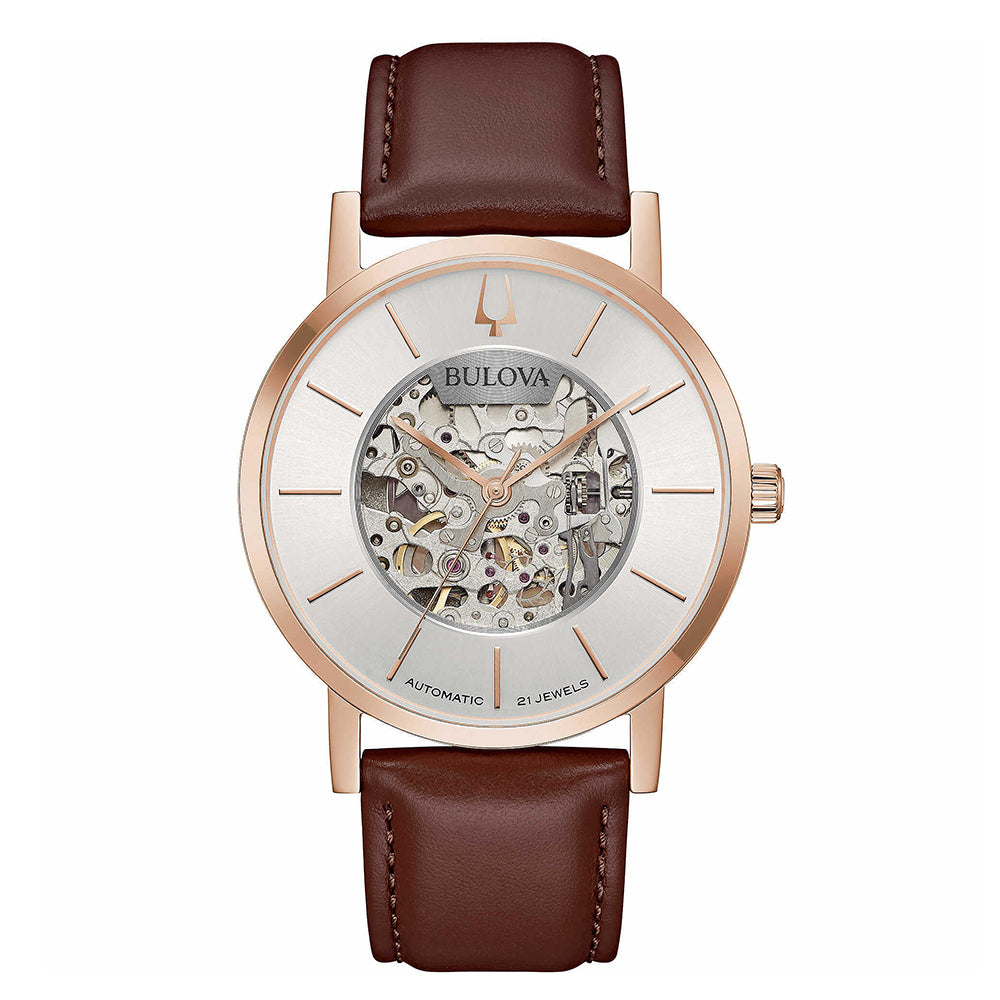 Orologio Uomo Clipper Rose Automatico Bulova