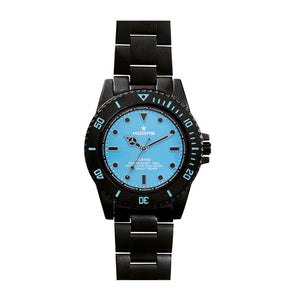 Orologio Uomo Curved Braccialato Nero-Azzurro 2559LCS-13 - Hoops