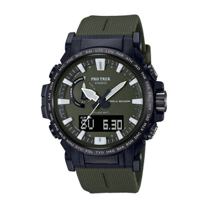 Orologio Uomo Digitale Verde Pro Trek Casio