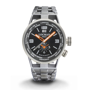 Orologio Uomo Dual Time Montecristo Locman