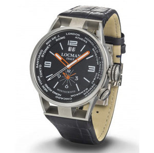 Orologio Uomo Dual Time Montecristo Ref. 508 0508A01S-00BKWHPK - Locman   