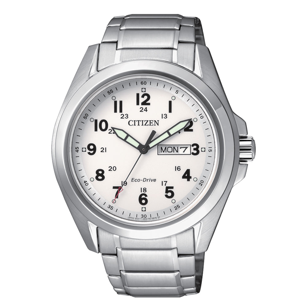 Orologio Uomo Eco Drive Bianco Of Collection Urban Citizen