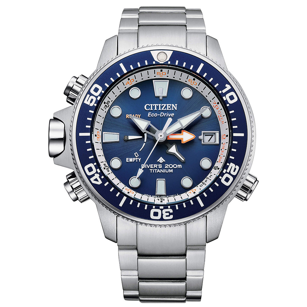 Orologio Uomo Eco Drive Blu Aqualand Promaster Citizen