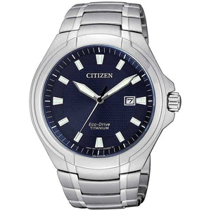 Orologio Uomo Eco Drive Blu Super Titanium Citizen