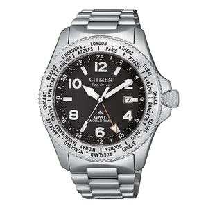 Orologio Uomo Eco Drive Nero Promaster Field GMT Citizen